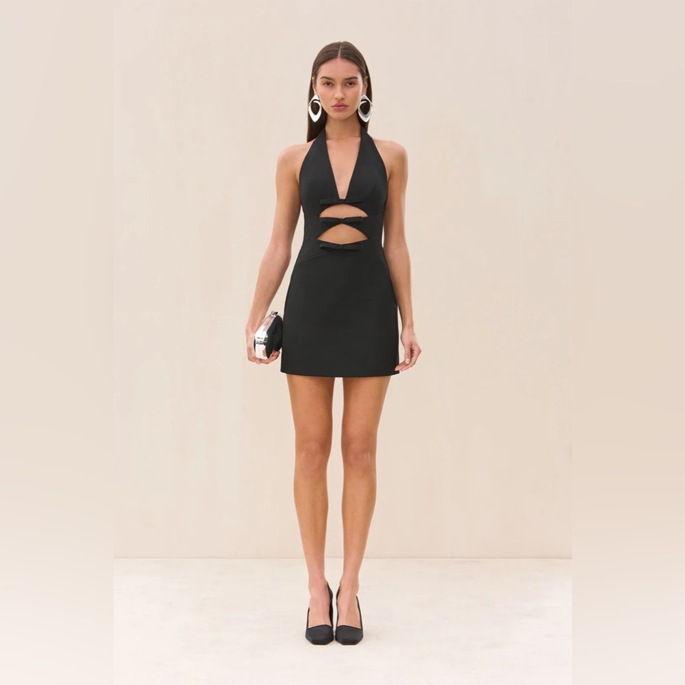 NWT Cult Gaia Aleshia Dress Black Size 6